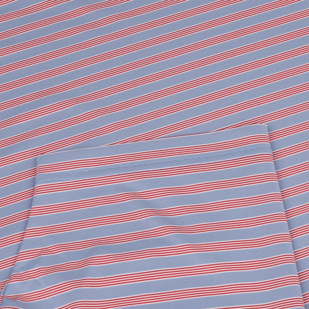 Pinstripe Cluster Stripe Lisle Polo