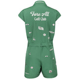 Women's Danny Full Zip Romper - Fairway Styles