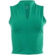 Women's MoveKnit Afterglow Sleeveless Mock Neck Cropped Polo - Fairway Styles