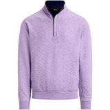 Quilted Double Knit 1/4 Zip Pullover