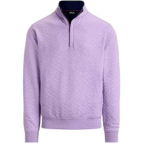 Quilted Double Knit 1/4 Zip Pullover