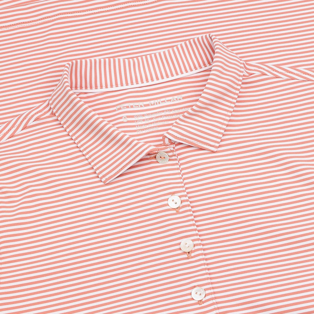 Women's Vista Stripe Jersey Polo - Fairway Styles