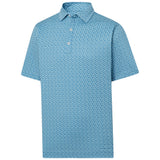 Allover Floral Lisle Polo