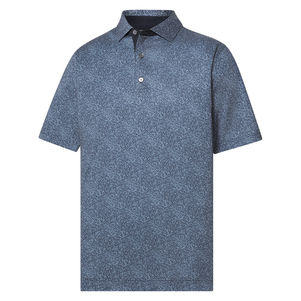 Speckle Print Lisle Polo