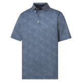 Speckle Print Lisle Polo