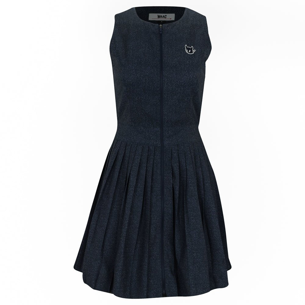 Women's Pleat Sleeveless Dress - Fairway Styles