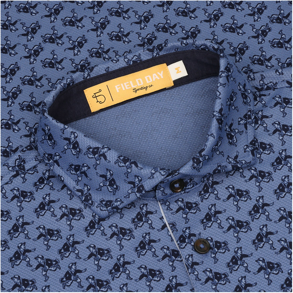 Mettille Performance Polo - Shedd Runboy Print