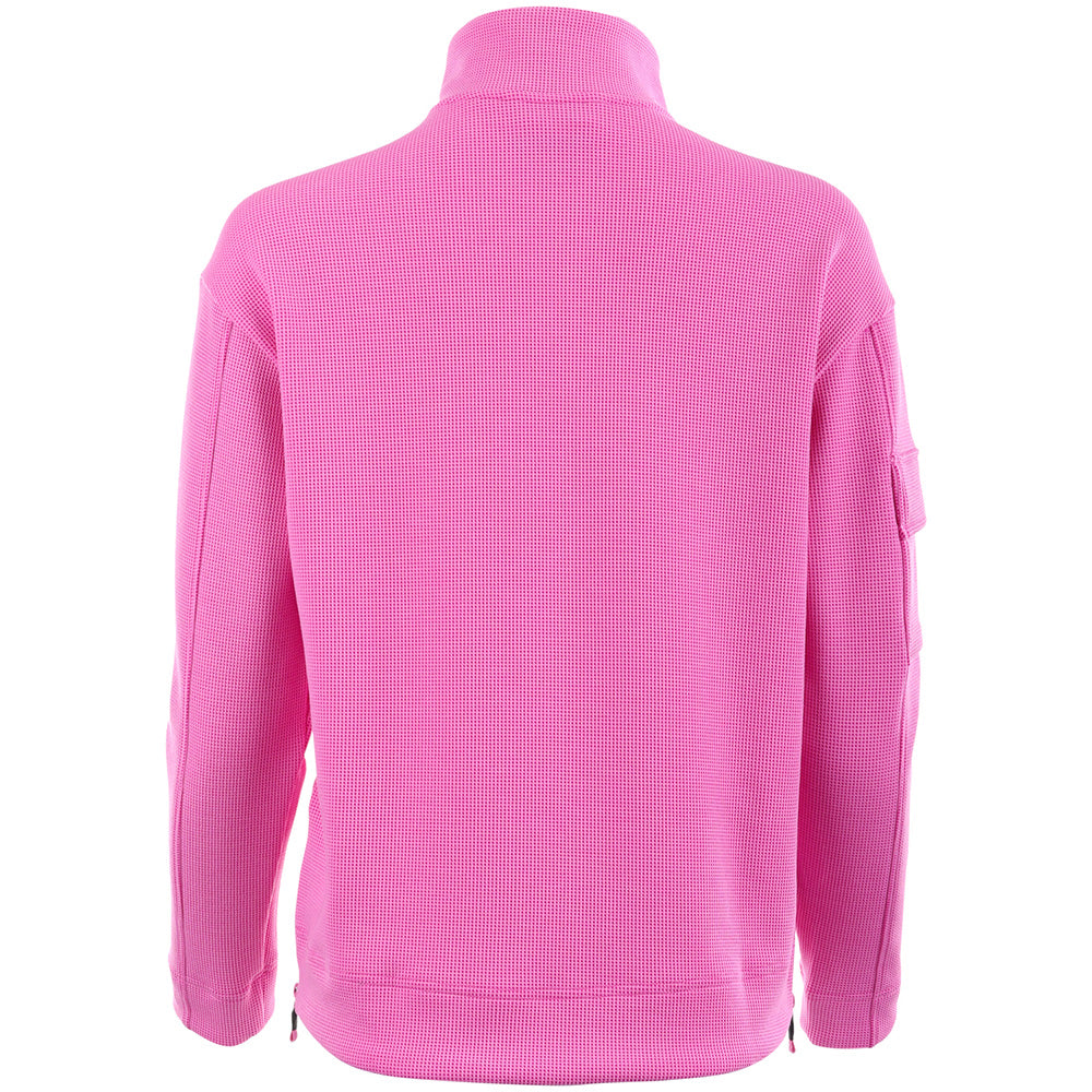 Women's Micro Waffle Knit 1/4 Zip Pullover