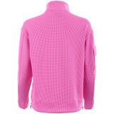 Women's Micro Waffle Knit 1/4 Zip Pullover