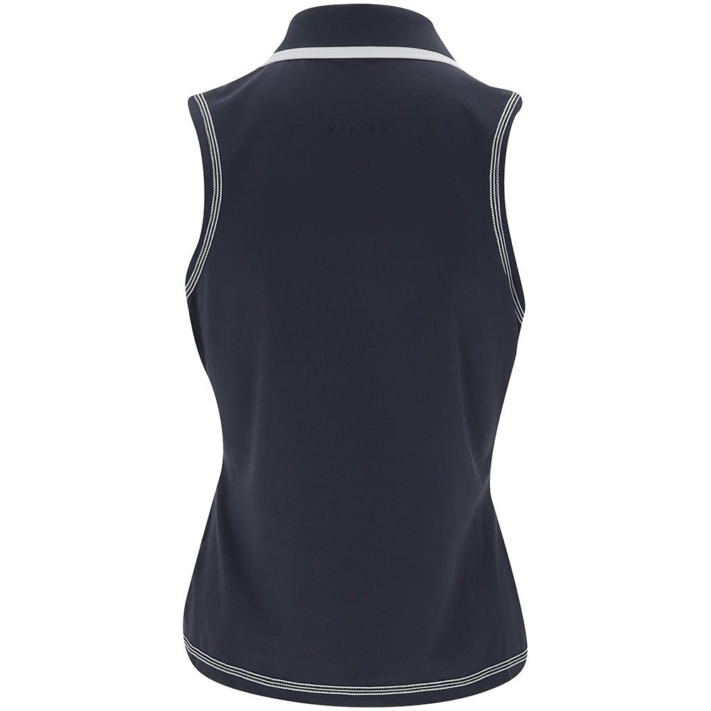 Women's Cammie Performance Sleeveless 1/4 Zip Polo - Fairway Styles