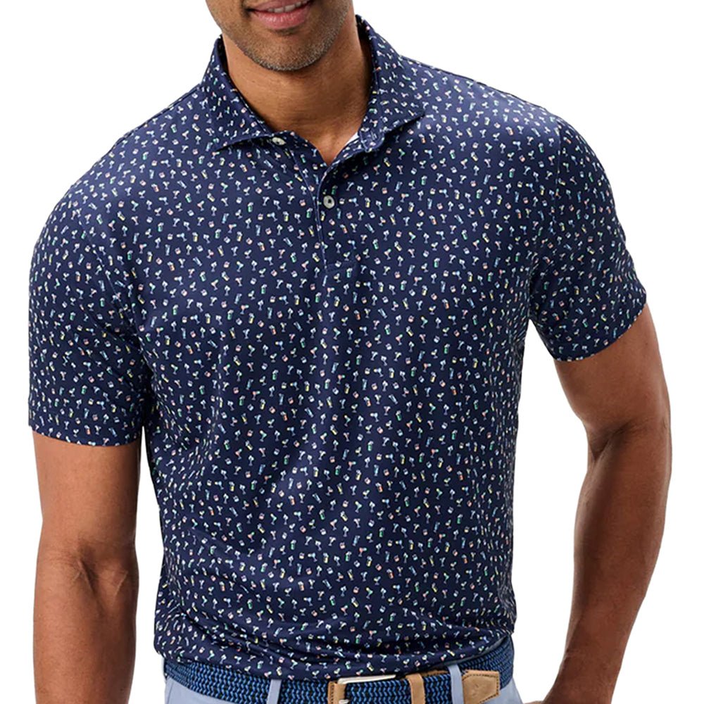 Performance Jersey Polo - Pop Tails Print