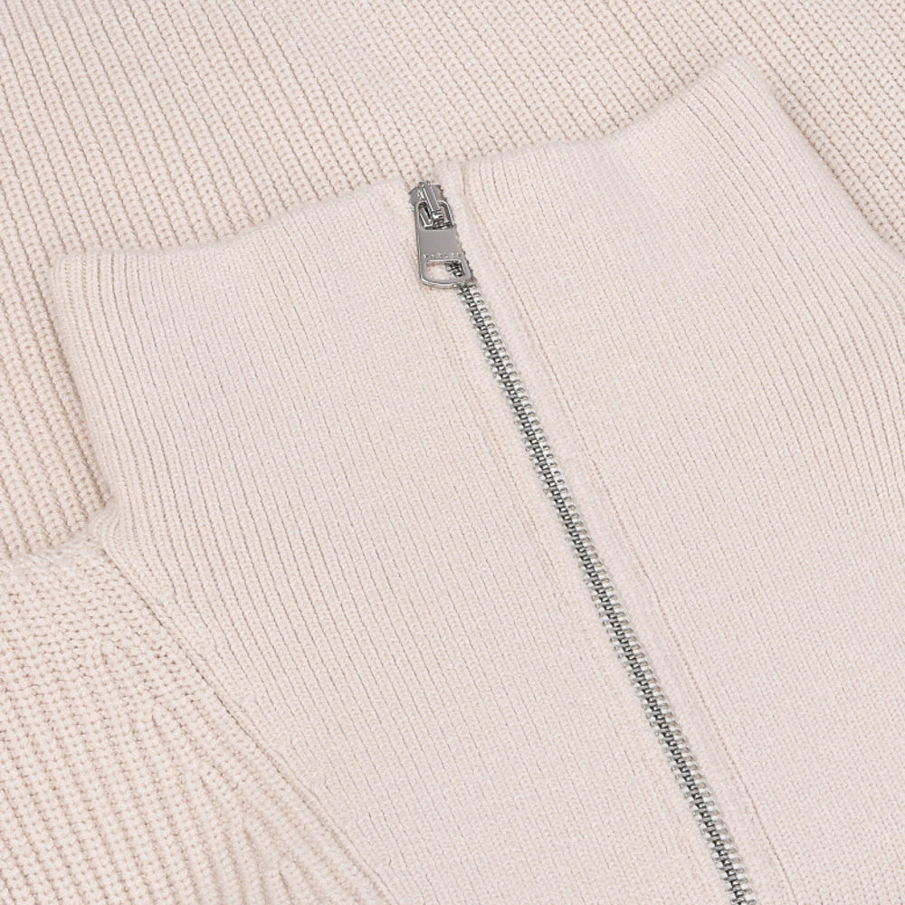 Women's Amina Knit Sleeveless 1/2 Zip Sweater