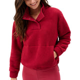 Women's Olympia Sherpa Pop Over Pullover