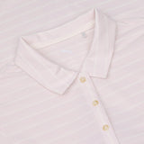 Women's Pique YD Stripe Cap Sleeve Polo