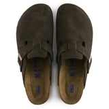 Boston Soft Footbed Suede Leather Shoes - Fairway Styles