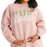 Fore All x Barbie™ Women's Golfie Barbie™ Crewneck Sweashirt