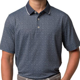 Micro Floral Polo - Fairway Styles
