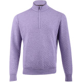 Quilted Double Knit 1/2 Zip Pullover