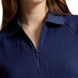 Women's Cable Stretch Jacquard Short Sleeve Dress
