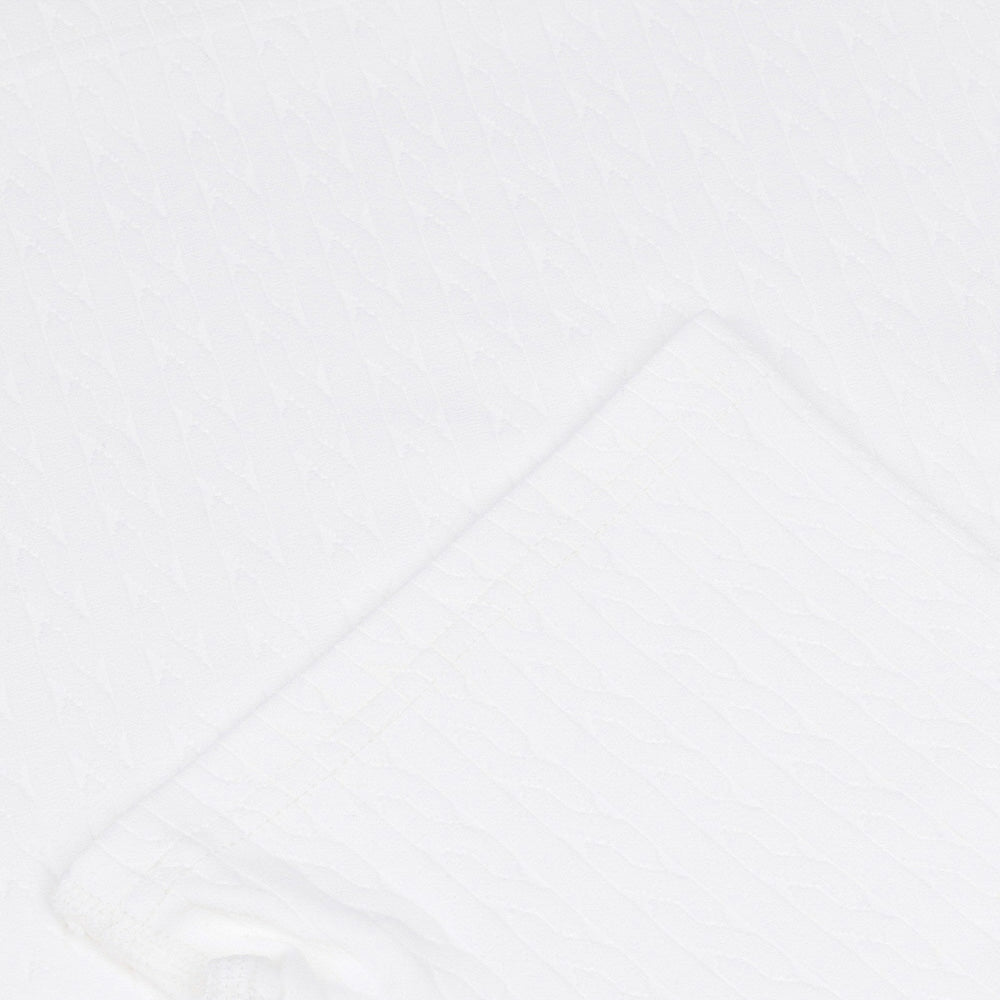 Women's Cable Jacquard 1/4 Zip Polo