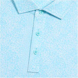 Hydrangea Print Tech Jersey Polo