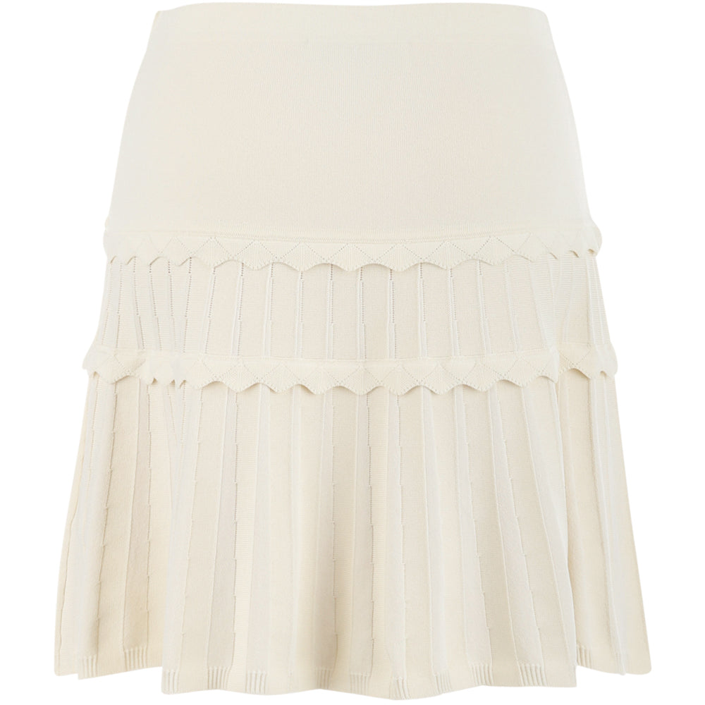 Women's Eyelet Knit Skirt