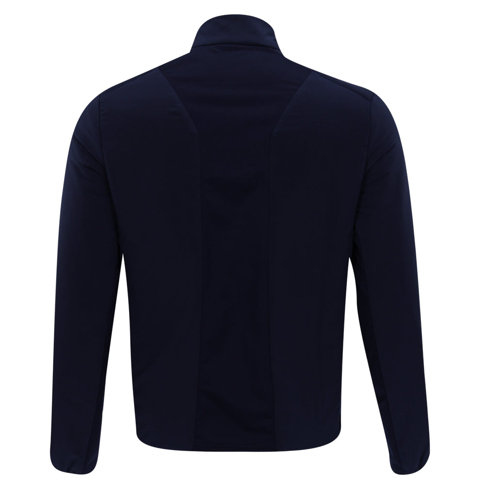 Jersey-Paneled Stretch Jacket