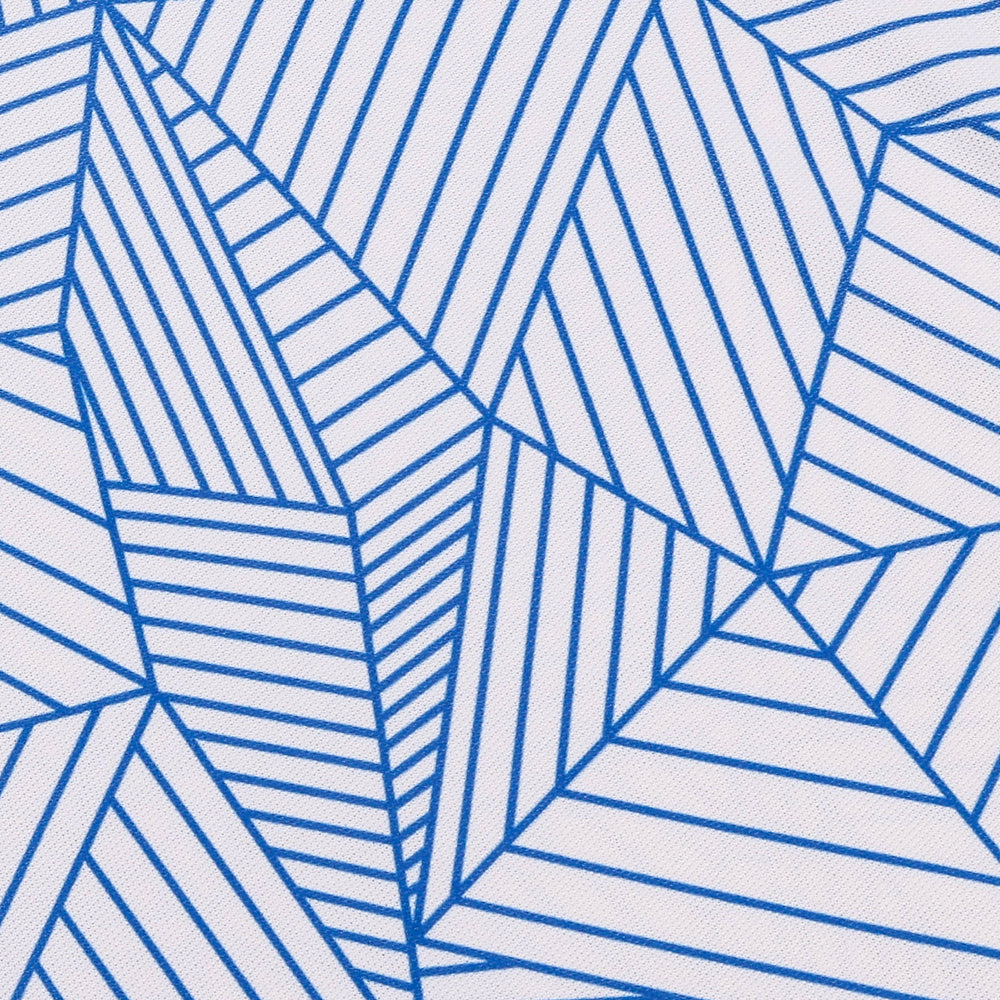 Geometric Tech Pique Polo