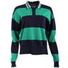 Women's Happy G's Merino Wool Rugby Polo Sweater