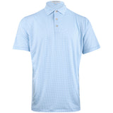 Gingham Performance Jersey Polo
