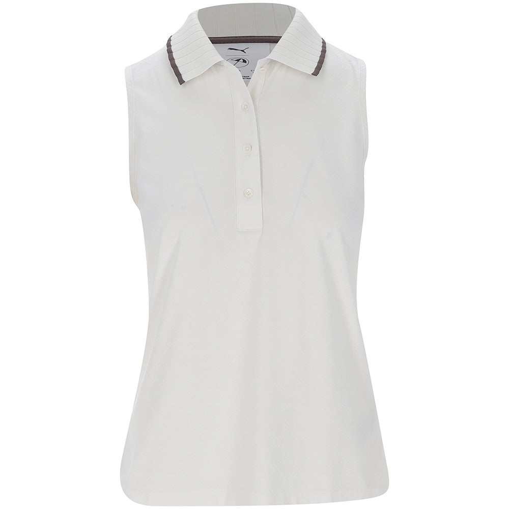 PUMA x Arnold Palmer Women's Jacquard Sleeveless Polo