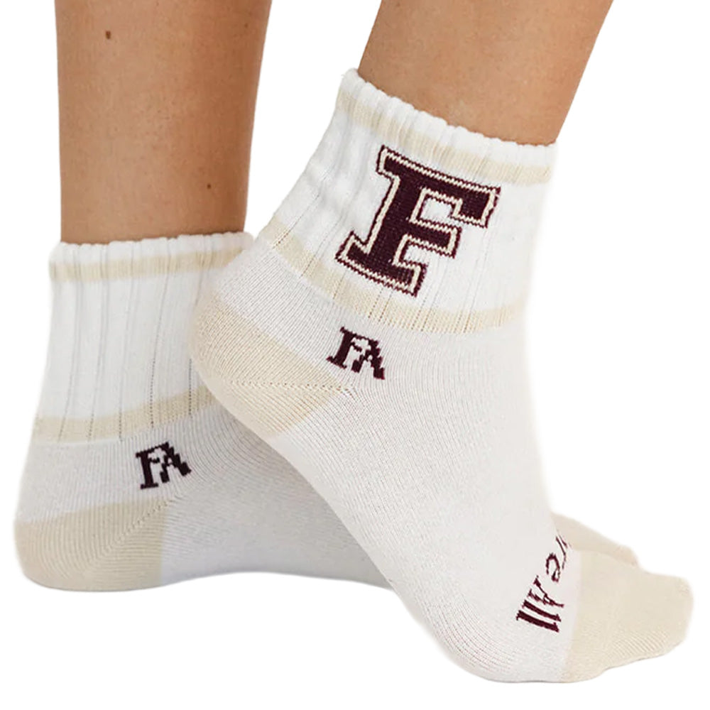 Women's Varsity Quarter Socks