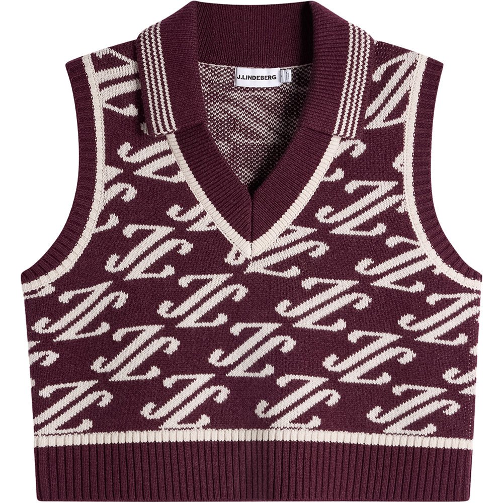 Women's Phoebe Jacquard Knit Polo Vest