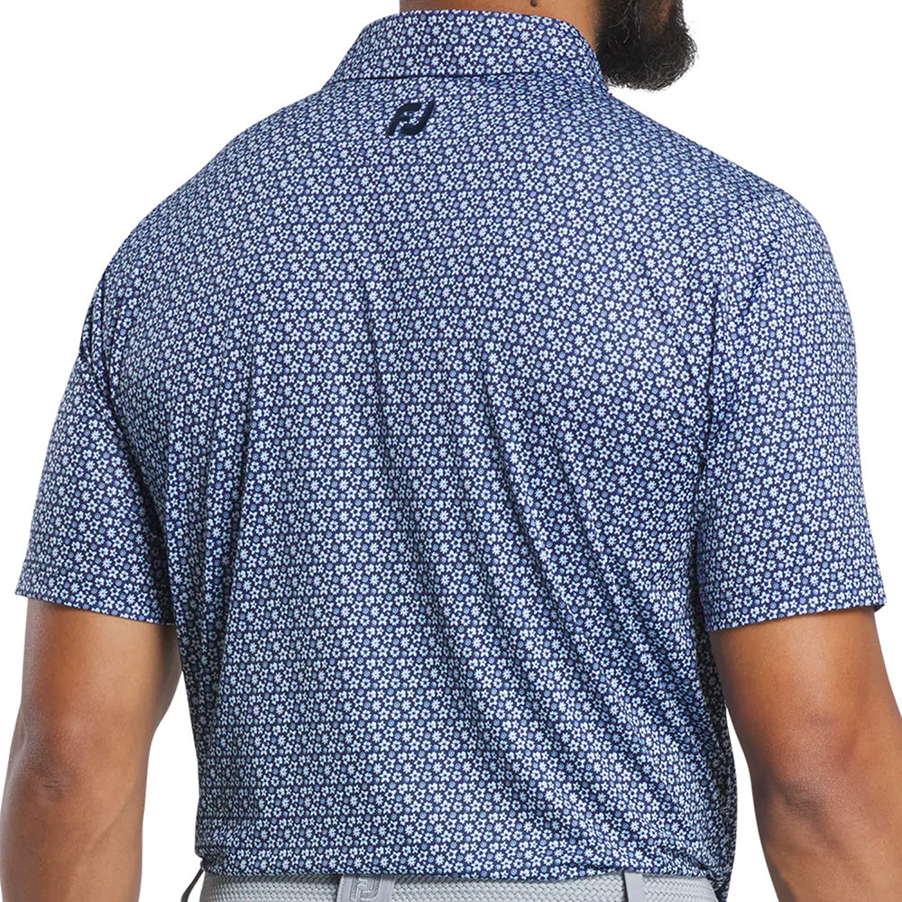 Floral Lisle Polo