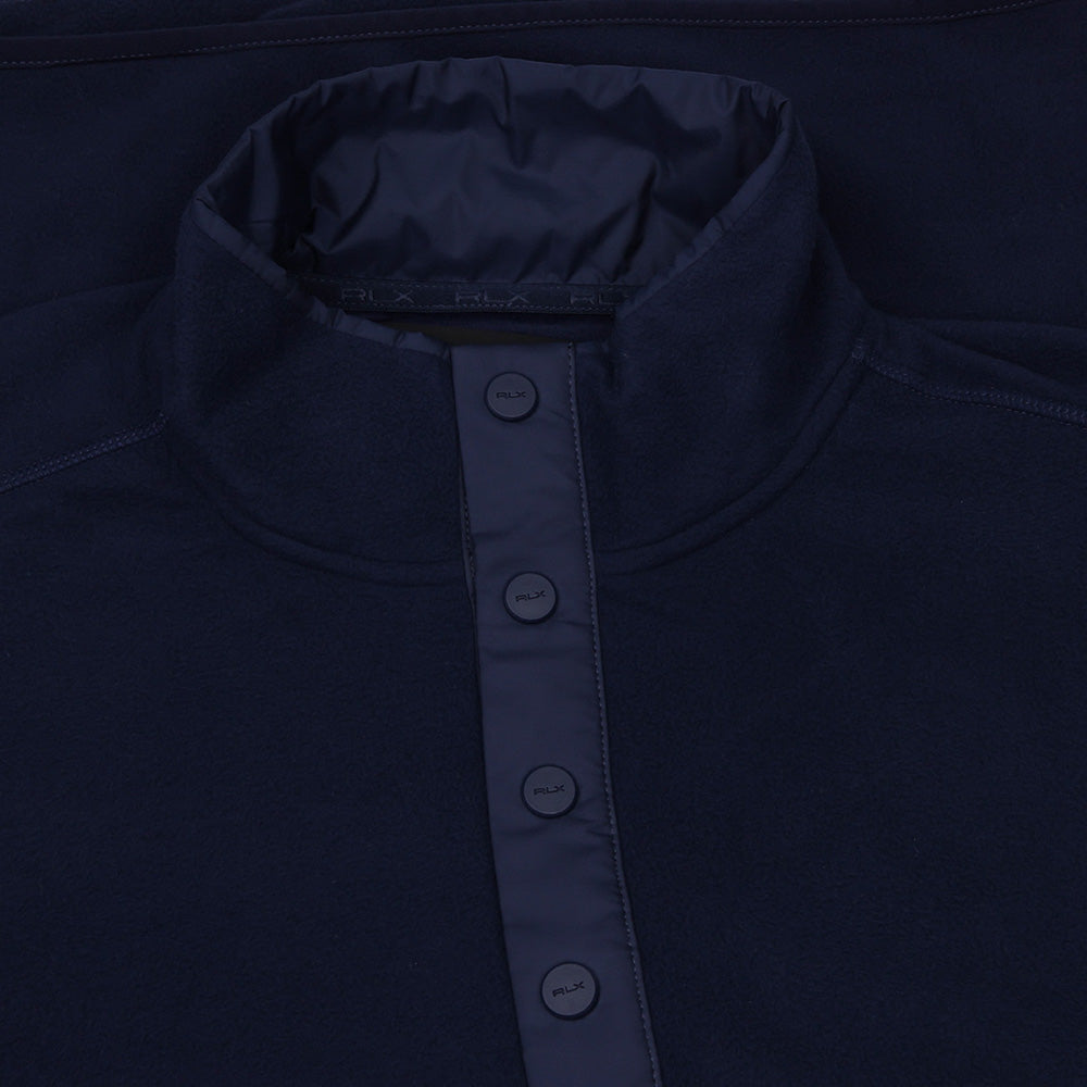 Fleece Mock Neck Pullover