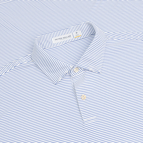 Featherweight Long Sleeve Stripe Polo