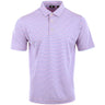 Heather Stripe Pique Polo