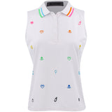 Women's Ribbed Tech Nylon Sleeveless Polo