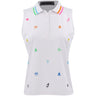 Women's Ribbed Tech Nylon Sleeveless Polo