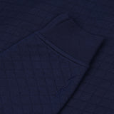 Quilted Double Knit 1/2 Zip Pullover