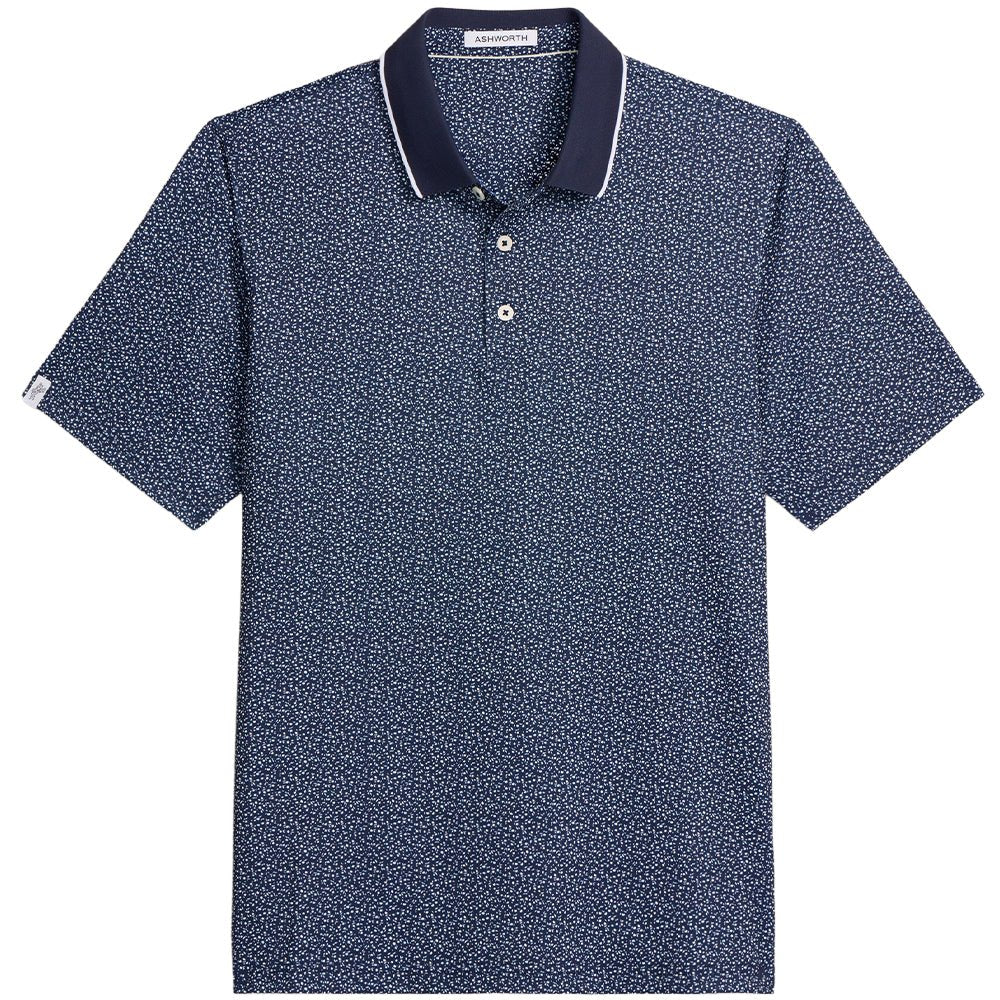 Micro Floral Polo - Fairway Styles
