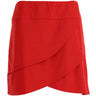 Women's Solid Layered Skort