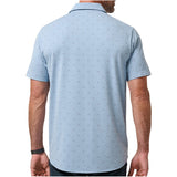 Comfortknit Geo Button-Up Shirt