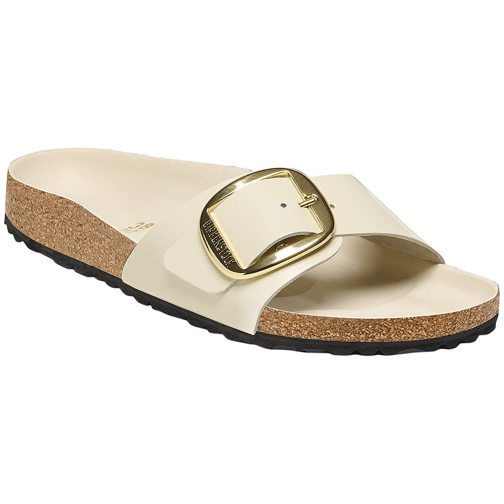 Women's Madrid Big Buckle Natural Leather Patent Shoes