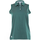 Women's Performance Stripe Sleeveless Polo