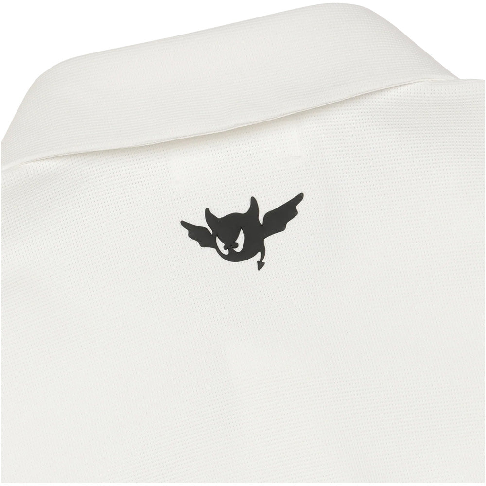 Logo Placket Long Sleeve Polo