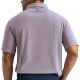 Heather Feeder Stripe Polo