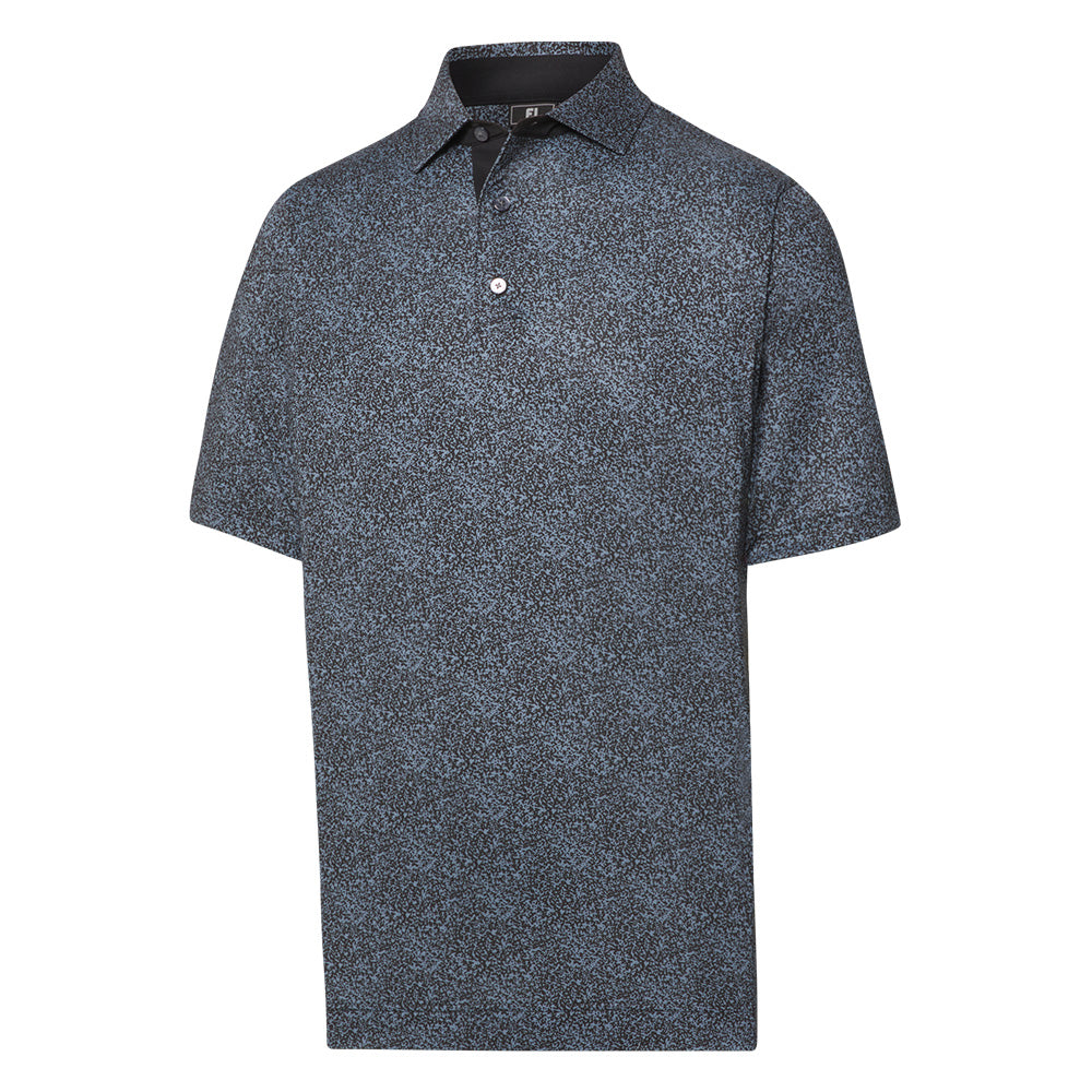 Speckle Print Lisle Polo