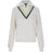 Women's 1/4 Zip Cricket Sweater - Fairway Styles