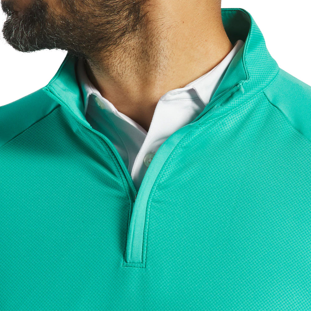 Tonal Dot Block 1/4 Zip Mid Layer